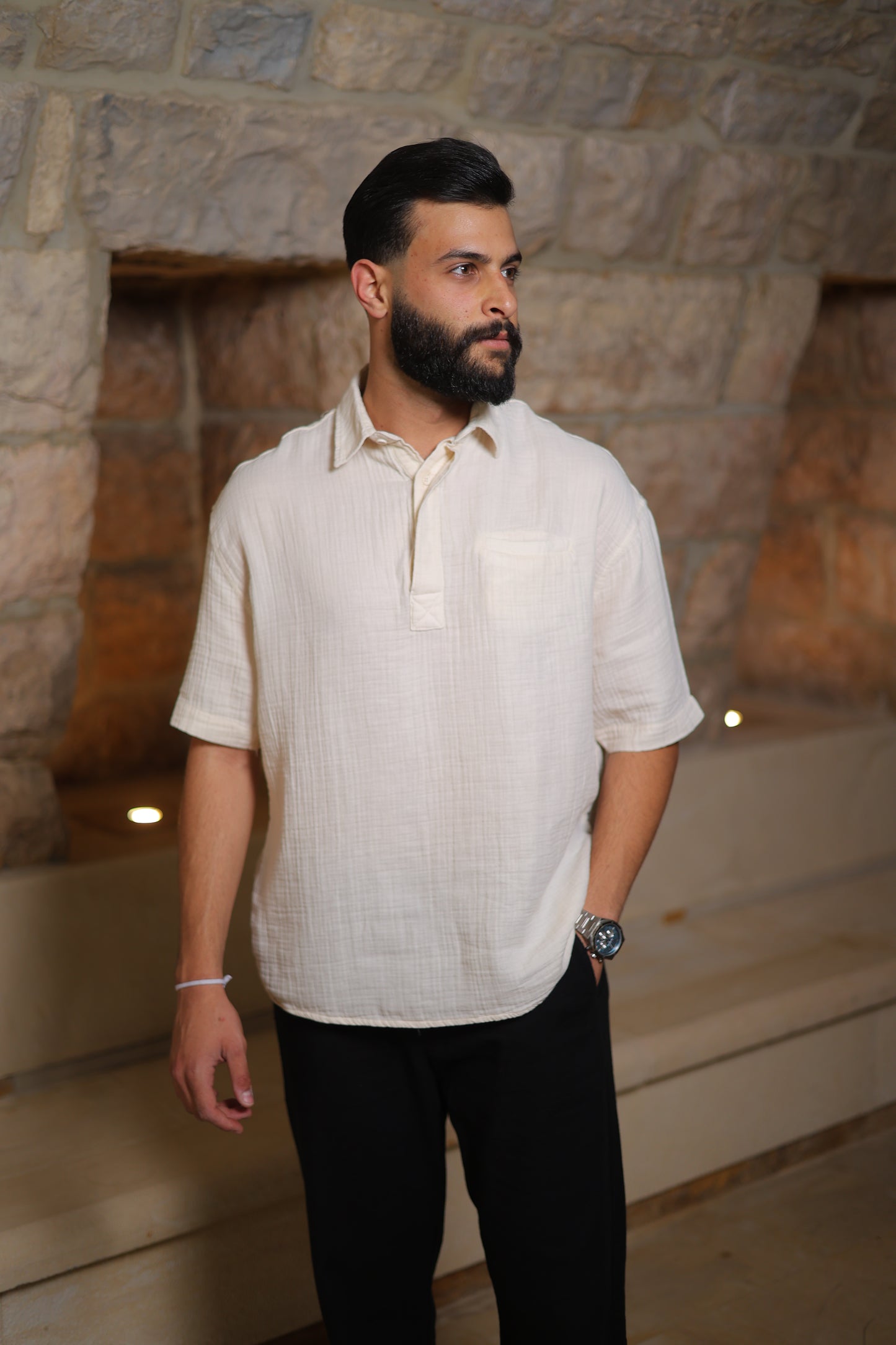 Cotton Polo Shirt - Relaxed Fit