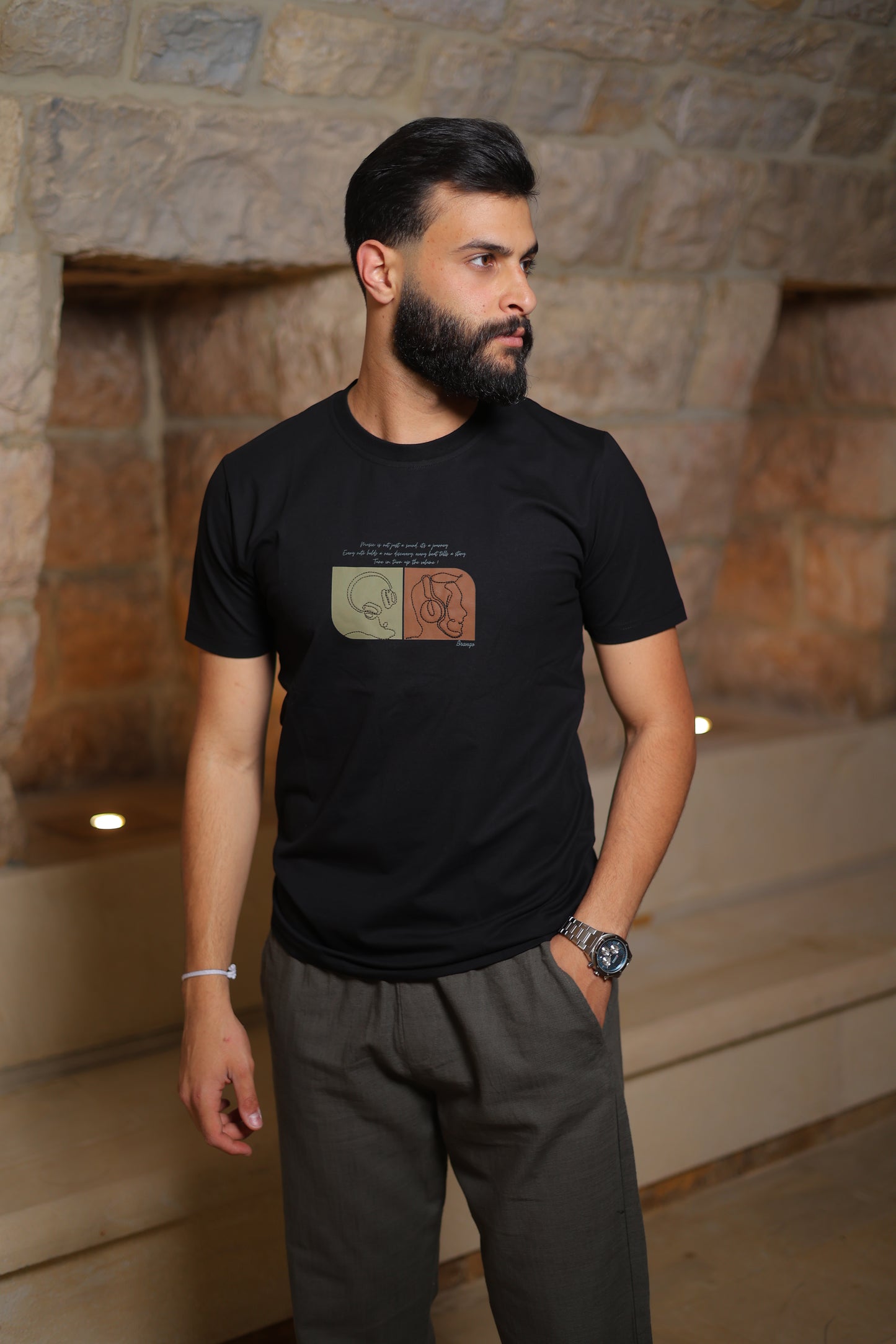 Printed Crew Neck T-Shirt - Regular Fit