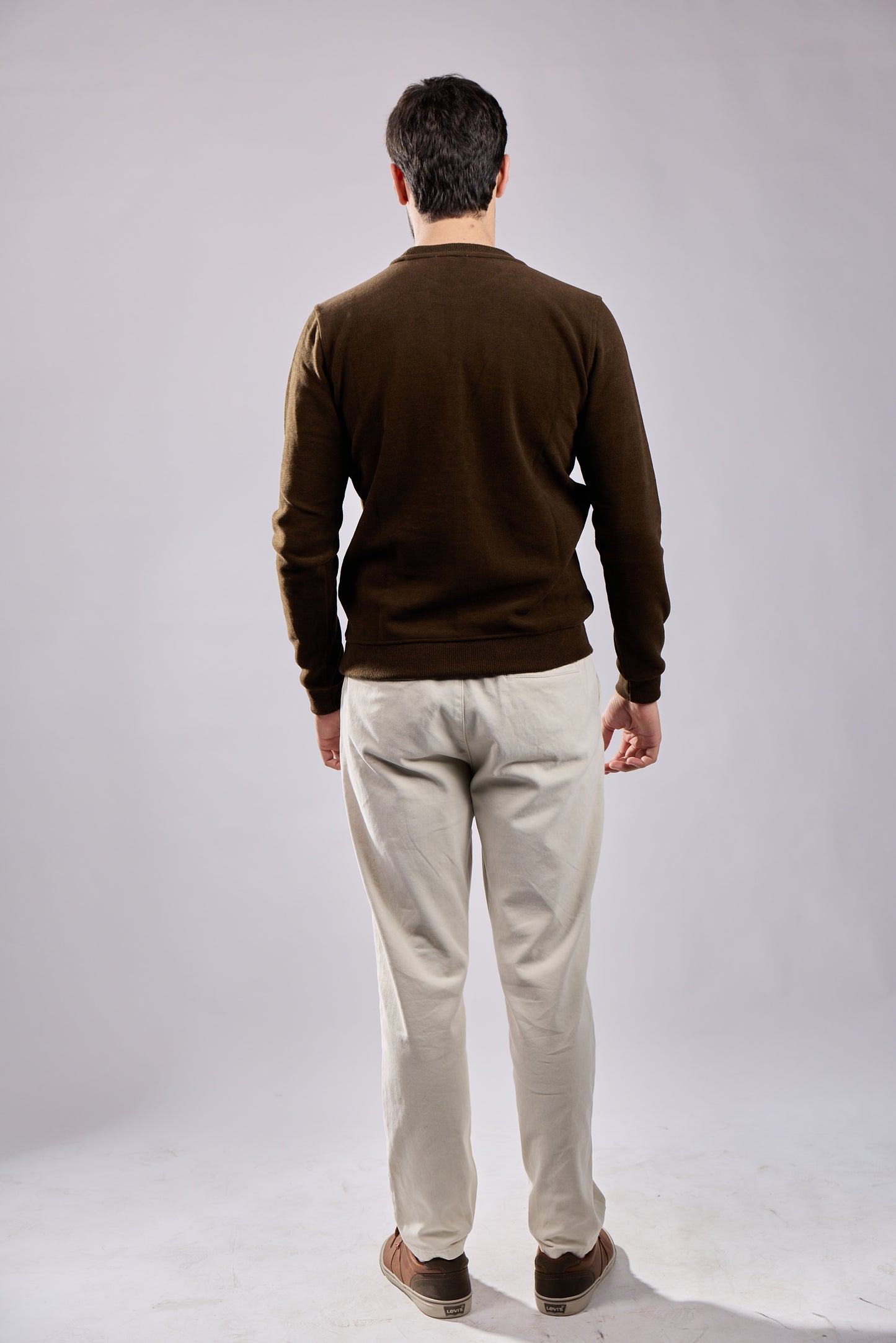 Classic Crewneck Long-Sleeve Sweater