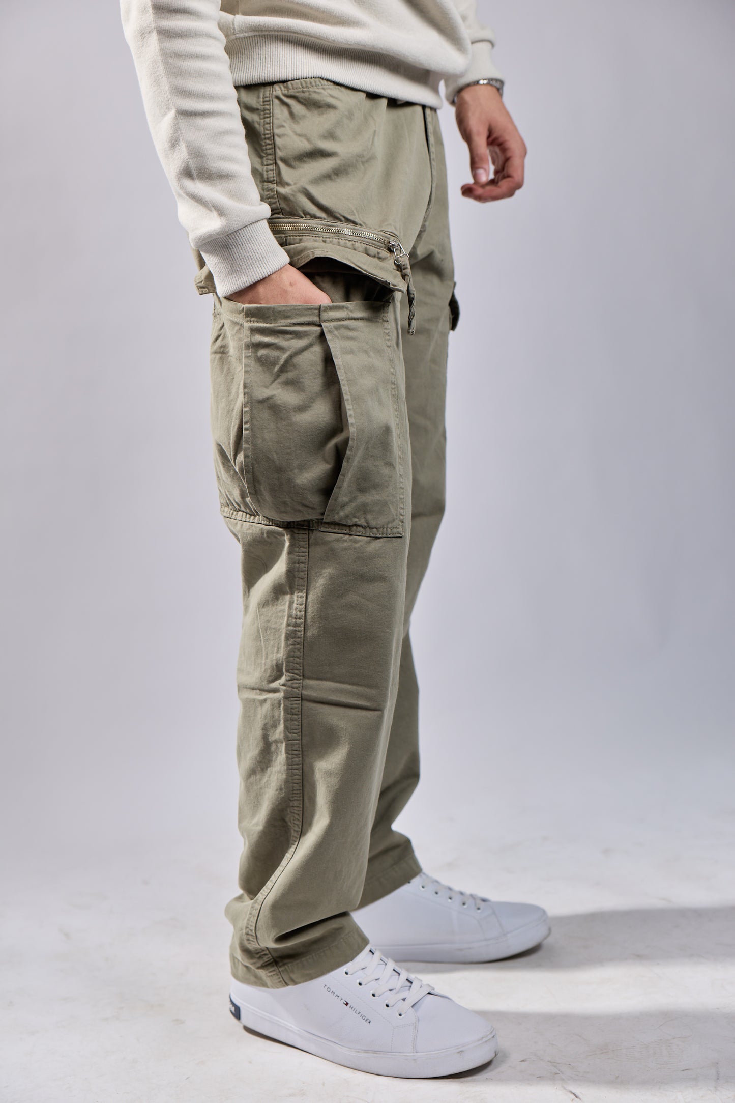 Olive Green Cargo Pants