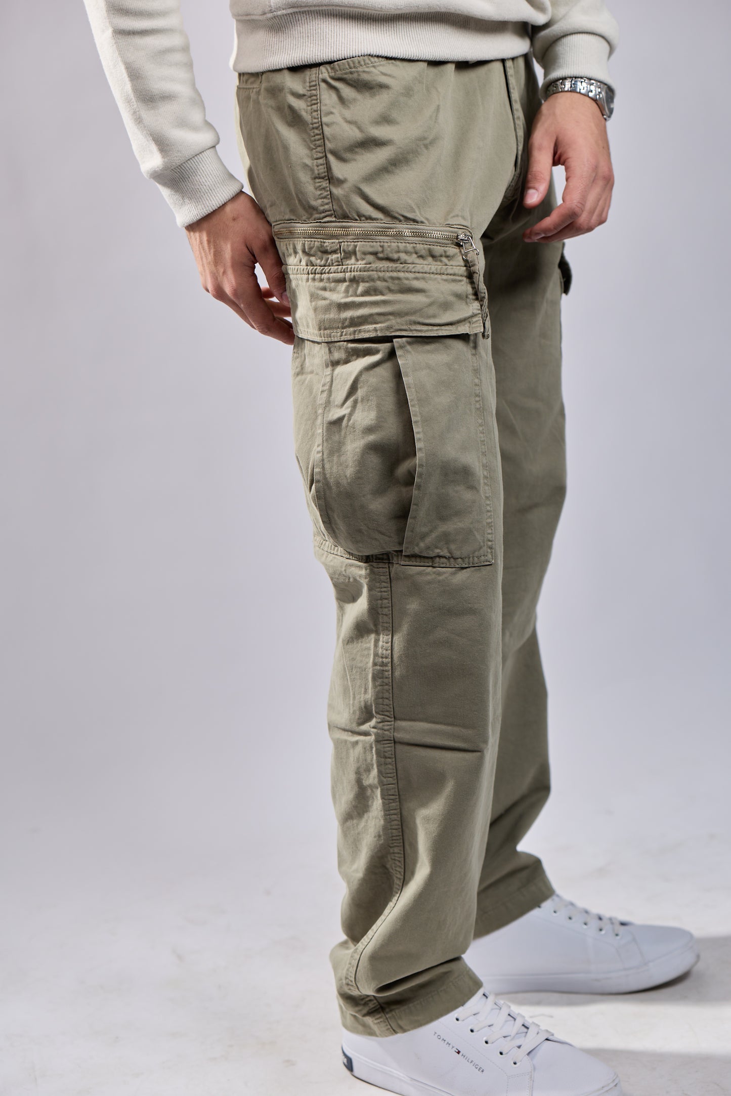 Olive Green Cargo Pants