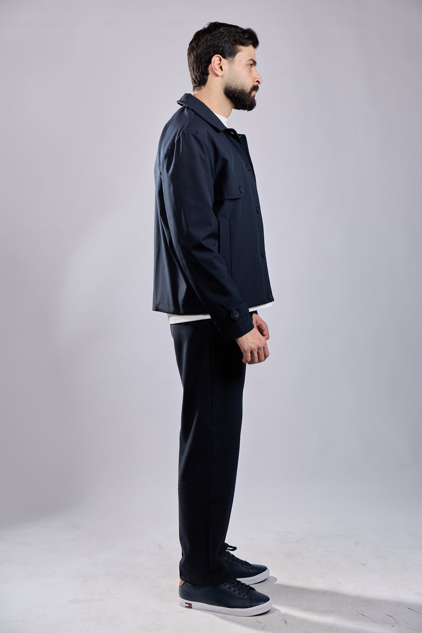 Navy Minimalist Jacket
