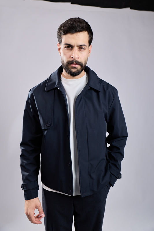 Navy Minimalist Jacket