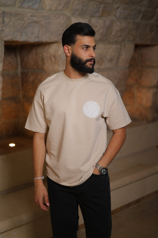 Printed Oversized Crew Neck T-Shirt