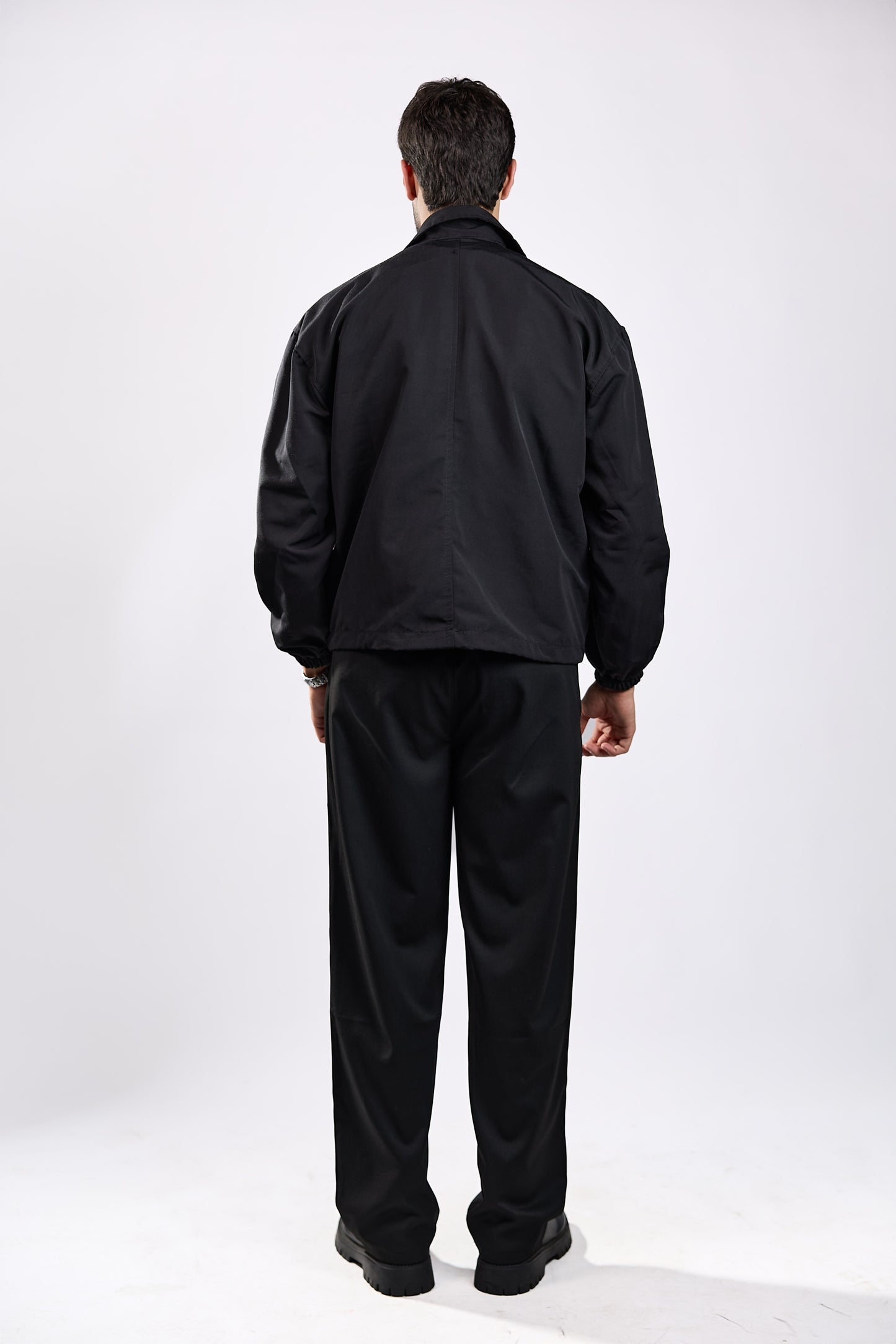 Black Utility Pocket Jacket